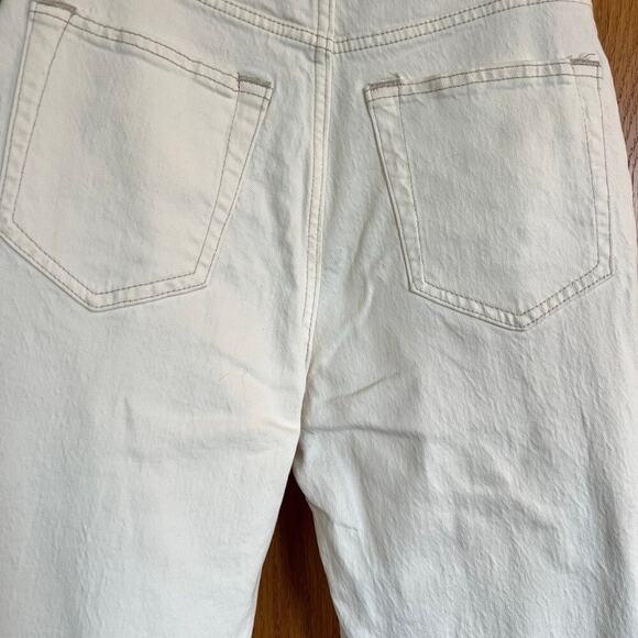 Abercrombie and Fitch, ecru, straight, ultra high rise, women's size 27-4R - Picture 6 of 10